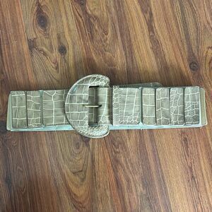Tex by Max Azria tan wide belt M